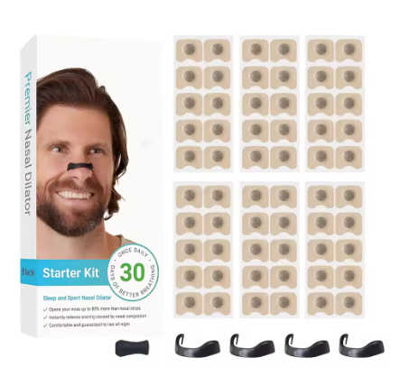 Magnetic Nose Strips Intake Breathing